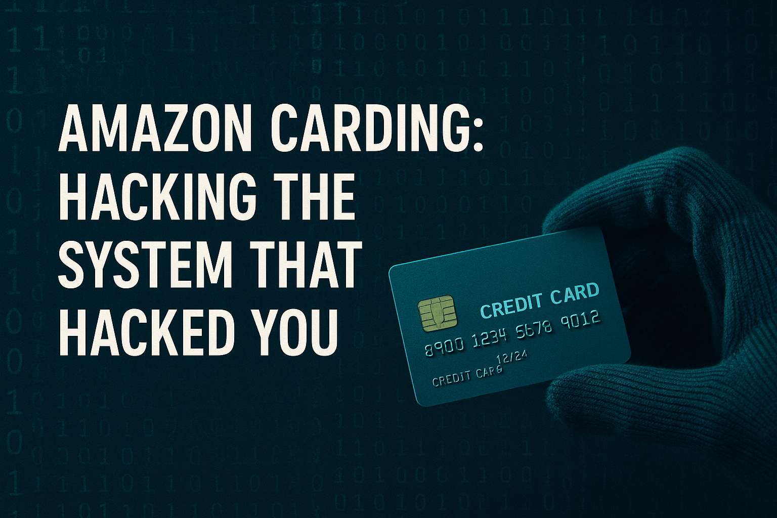 Read more about the article AMAZON CARDING: Hacking the System That Hacked You